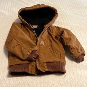 Brown Boys 3T Carhartt Jacket, good condition